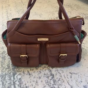 Lily Jade Brandy Elizabeth Bag Gold Hardware with Insert EUC